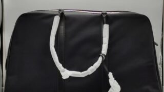 XXX고객님 [더 로우] 마일스 레더 트리밍 더플 백(사이트 주문)